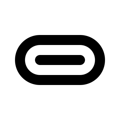 USB-C Connector Free Open-Source SVG Icon (css.gg)