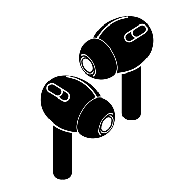 Apple AirPods Pro Free Open-Source SVG Icon (Custom Brand Icons)