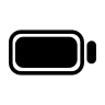 Full Battery Charge Indicator Free Open-Source SVG Icon