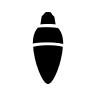 Hanging Candle Bulb Free Open-Source SVG Icon