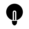 Round Lightbulb Guide Free Open-Source SVG Icon