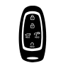 Car Key Fob Free Open-Source SVG Icon