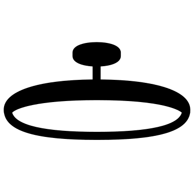 Semiflush Ceiling Chandelier Free Open-Source SVG Icon (Custom Brand Icons)