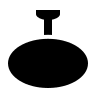 Round Ceiling Lamp Free Open-Source SVG Icon