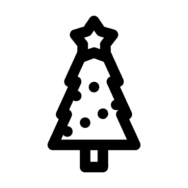 Christmas Tree Free Open-Source SVG Icon (Custom Brand Icons)