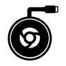 Chromecast Streaming Device Free Open-Source SVG Icon