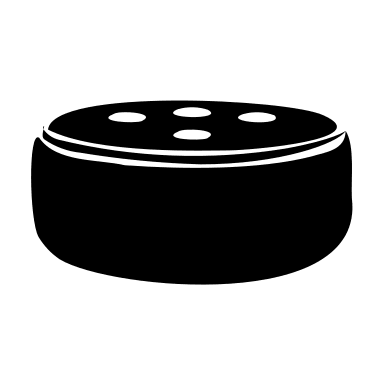 Echo Dot Generation 3 Smart Speaker Free Open-Source SVG Icon (Custom Brand Icons)