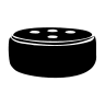 Echo Dot Generation 3 Smart Speaker Free Open-Source SVG Icon