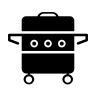 Gas Grill Cooker Free Open-Source SVG Icon