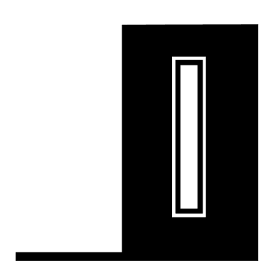 Glass Panel Door Closed Free Open-Source SVG Icon (Custom Brand Icons)