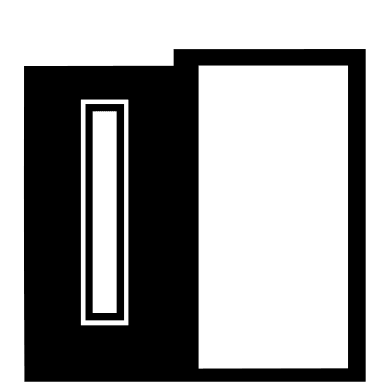 Open Glass Panel Door Free Open-Source SVG Icon (Custom Brand Icons)