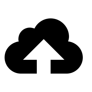 Cloud Upload (Dashicons) Free Open-Source SVG Icon (Dashicons)