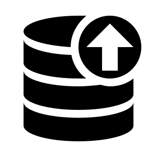 Database Export Operation Free Open-Source SVG Icon (Dashicons)