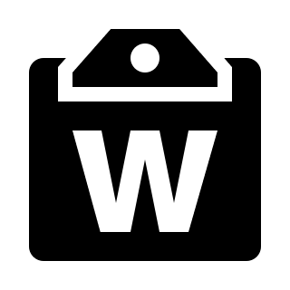 Word Paste Editor Action (Dashicons) Free Open-Source SVG Icon (Dashicons)