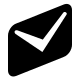 Alternative Email Icon (Dashicons) Free Open-Source SVG Icon