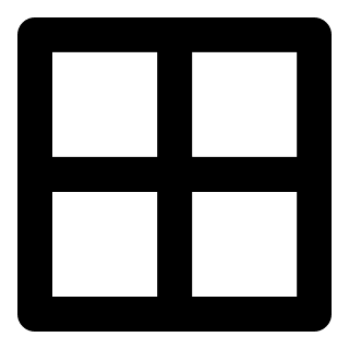 Grid View Layout Free Open-Source SVG Icon (Dashicons)