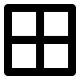 Grid View Layout Free Open-Source SVG Icon