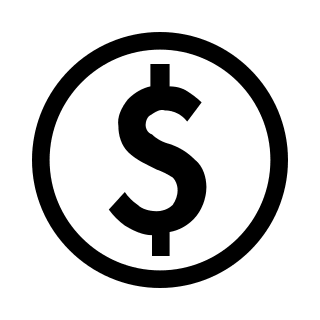 Alternative Money Symbol Free Open-Source SVG Icon (Dashicons)