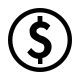 Alternative Money Symbol Free Open-Source SVG Icon