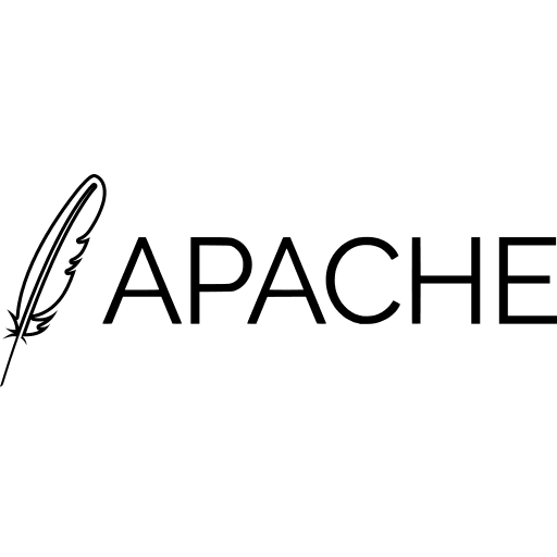 Apache Wordmark Free Open-Source SVG Icon (Devicon Line)