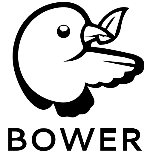 Bower Wordmark (Line) Free Open-Source SVG Icon (Devicon Line)