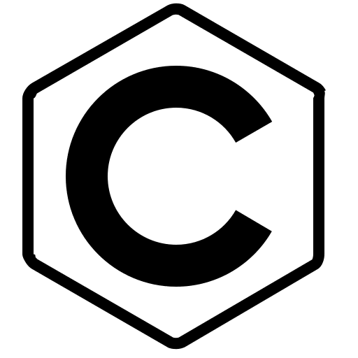 C Programming Language (Line) Free Open-Source SVG Icon (Devicon Line)