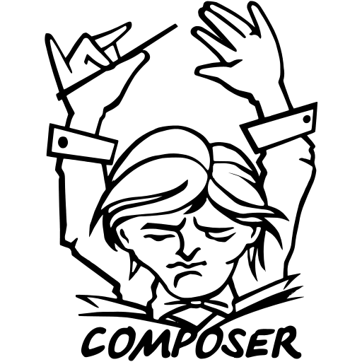 Composer Wordmark (Line) Free Open-Source SVG Icon (Devicon Line)