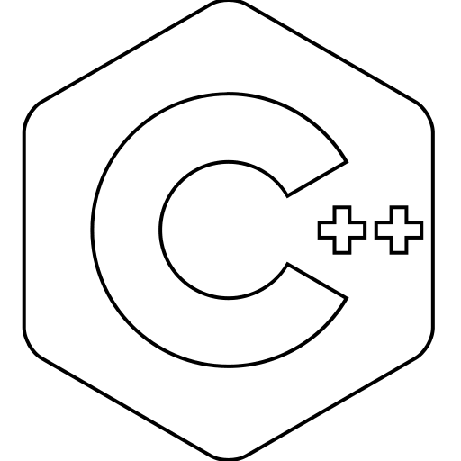 C++ Programming Language (Line) Free Open-Source SVG Icon (Devicon Line)