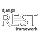 Django REST Framework Wordmark (Line) Free Open-Source SVG Icon