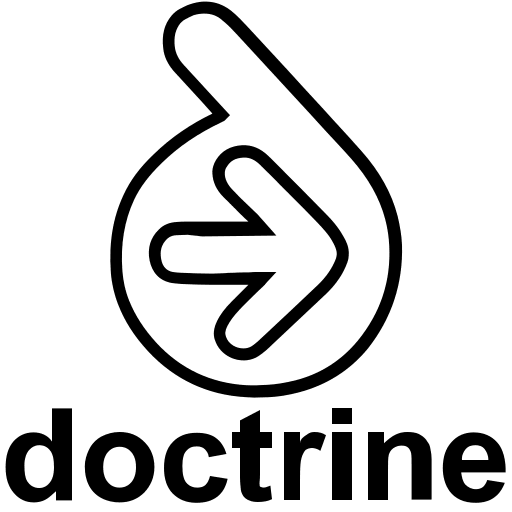 Doctrine Wordmark Free Open-Source SVG Icon (Devicon Line)