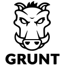 Grunt Wordmark Free Open-Source SVG Icon