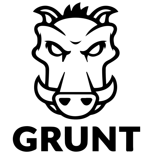 Grunt Wordmark Free Open-Source SVG Icon (Devicon Line)