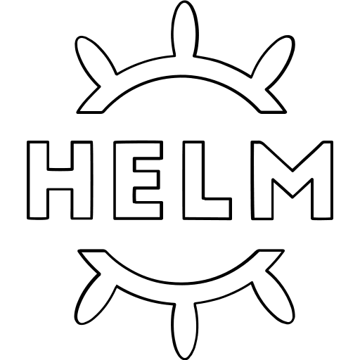 Helm Package Manager (Line) Free Open-Source SVG Icon (Devicon Line)