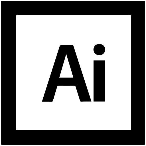 Adobe Illustrator Software (Line) Free Open-Source SVG Icon (Devicon Line)