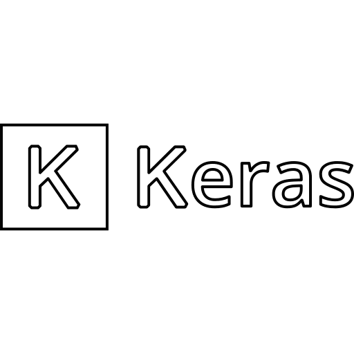 Keras Wordmark Free Open-Source SVG Icon (Devicon Line)