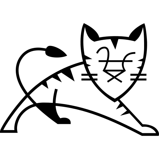 Apache Tomcat Server (Line) Free Open-Source SVG Icon (Devicon Line)