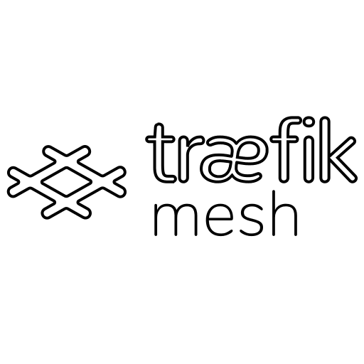 Traefik Mesh Wordmark Free Open-Source SVG Icon (Devicon Line)