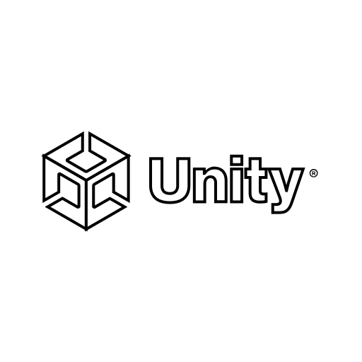 Unity Wordmark Free Open-Source SVG Icon (Devicon Line)