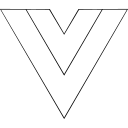Vue.js Framework (Line) Free Open-Source SVG Icon