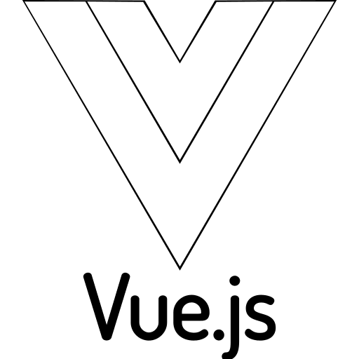 Vue.js Wordmark Free Open-Source SVG Icon (Devicon Line)