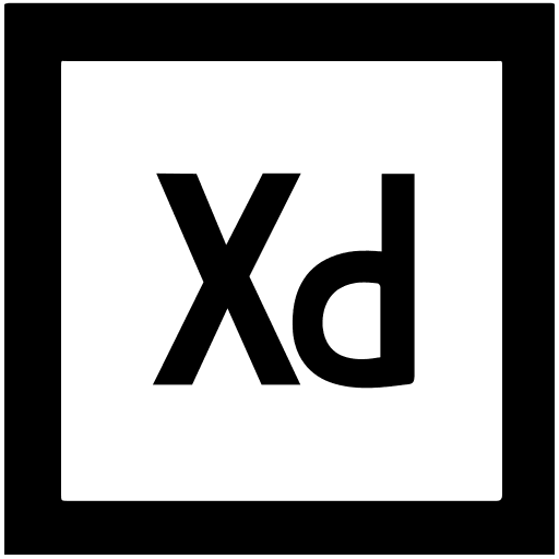 Adobe XD Design Tool Free Open-Source SVG Icon (Devicon Line)