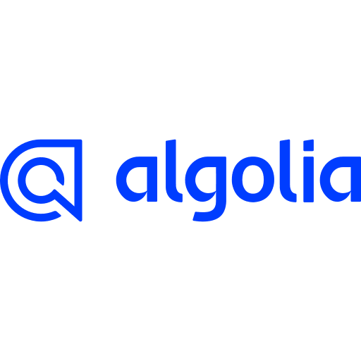 Algolia Wordmark Free Open-Source SVG Icon (Devicon Original)