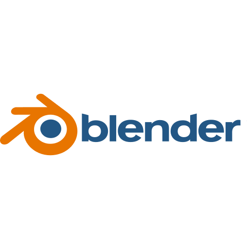 Blender Wordmark Free Open-Source SVG Icon (Devicon Original)