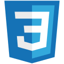 CSS3 Programming Language (Devicon Original) Free Open-Source SVG Icon