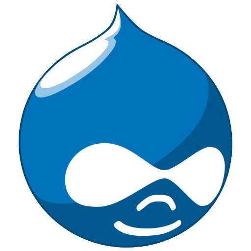 Drupal Content Management System Free Open-Source SVG Icon (Devicon Original)