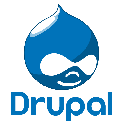 Drupal Wordmark Free Open-Source SVG Icon (Devicon Original)