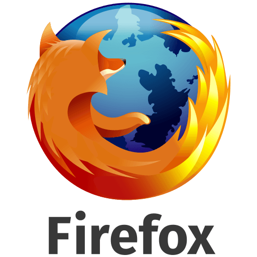 Firefox Wordmark Logo Free Open-Source SVG Icon (Devicon Original)