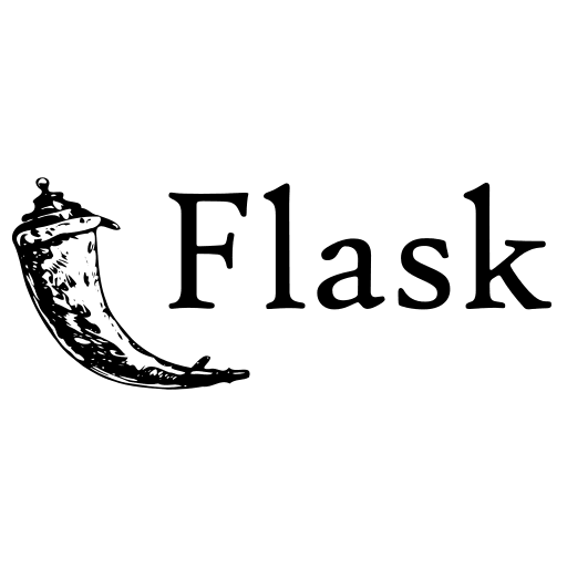 Flask Wordmark Free Open-Source SVG Icon (Devicon Original)