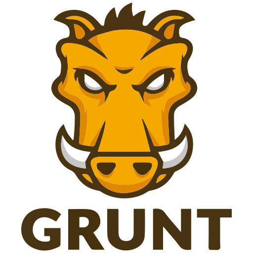 Grunt Wordmark Free Open-Source SVG Icon (Devicon Original)