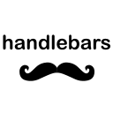 Handlebars Wordmark Free Open-Source SVG Icon